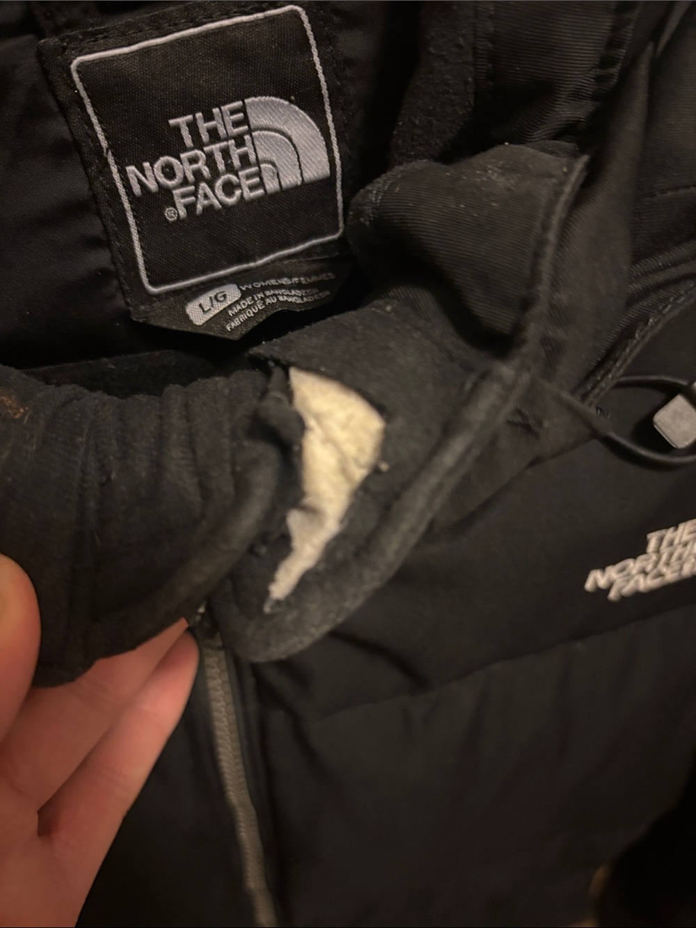 The North Face Black Quilted Hooded Down Parka - Picture 3 of 15